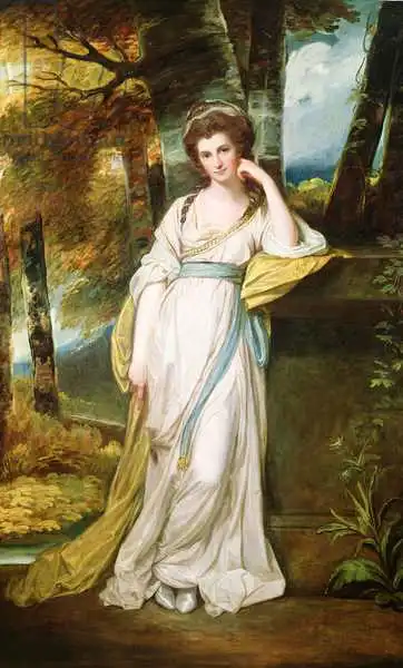Romney, George: Portrait of Mrs. Henry Maxwell
