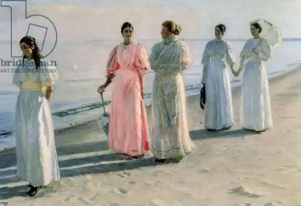 Ancher, Anna: Promenade on the Beach