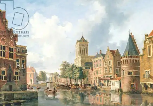 Beretta, Petrus: Escena callejera de Ámsterdam