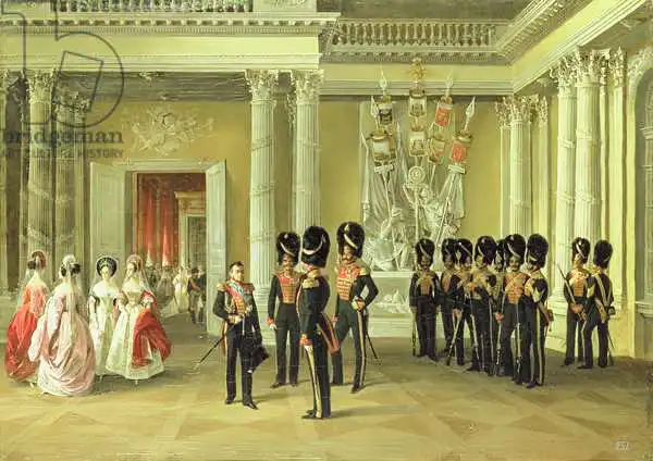 Ladurner, Adolphe: The Heraldic Hall in the Winter Palace, St Petersburg