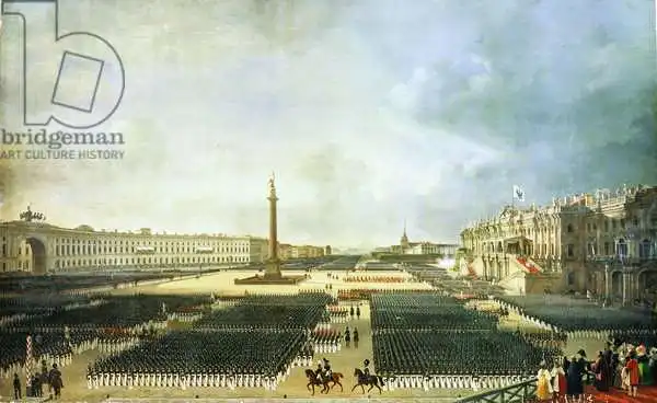 Ladurner, Adolphe: The Consecration of the Alexander Column in St. Petersburg on August 30th 1834