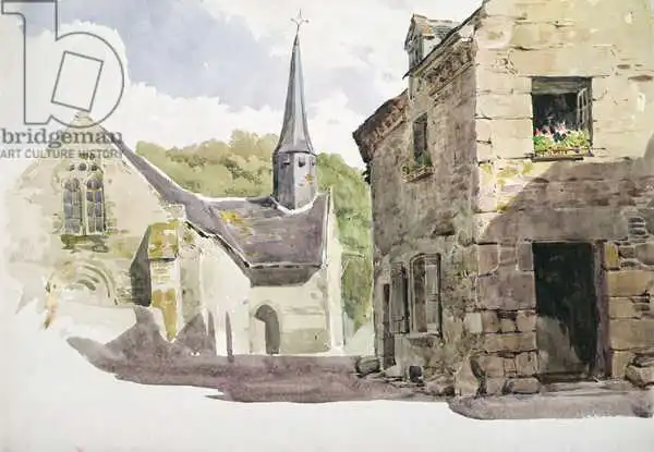 Absolon, John: Church with a small steeple