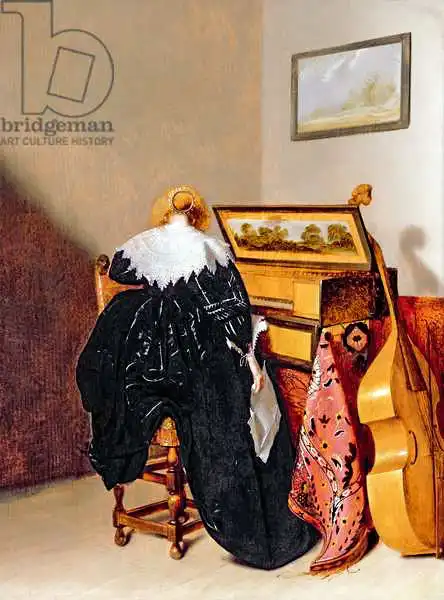 Codde, Pieter: Lady seated by a Virginal