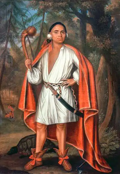 Verelst, Johannes or Jan: Etow Oh Koam, King of the River Nations