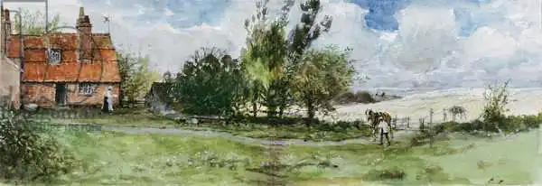 Boughton, George Henry: Study for Nearing Home