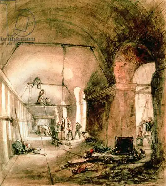 Neznámý: Building the Thames Tunnel