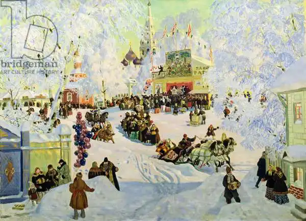 Kustodiev, Boris Mikhailovich: Shrove-Tide