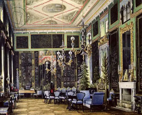Hau, Eduard: The Chinese Room in the Great Palais in Tsarskoye Selo
