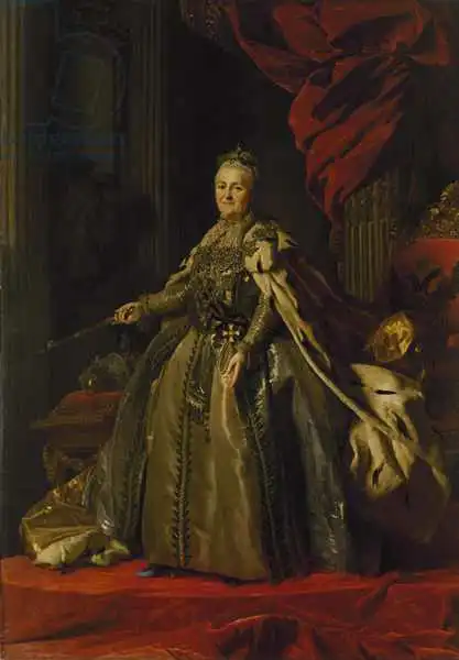 Roslin, Alexander: Portrait of Catherine II, 1776-77
