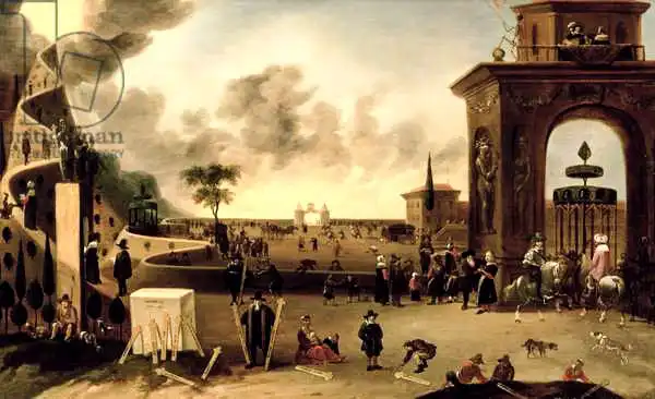 Bie, Cornelis de: The Narrow Gate to Heaven and the Wide Gate to Hell