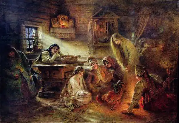 Makovsky, Konstantin J.: Christmas Fortune Telling