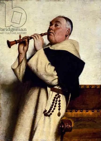 Cederstrom, Ture Nikolaus: Monk Playing a Clarinet