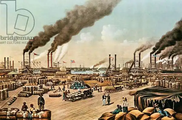 Currier, N.: The Levee - New Orleans
