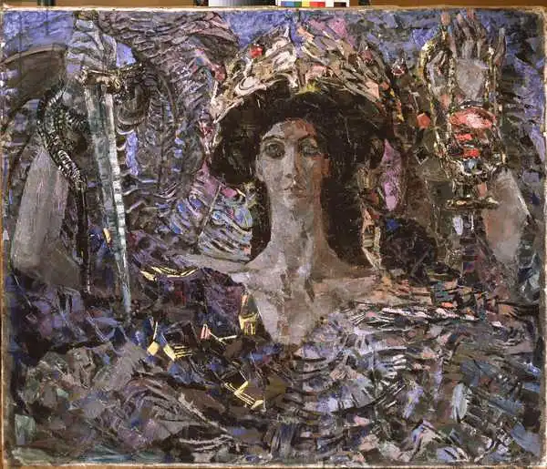 Vrubel, Mikhail: Six-winged Seraphim (Azrael) 1904