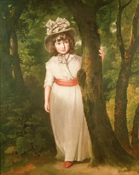 Hoppner, John: Portrait of Miss Harriett Anne Seale as Bo-Peep