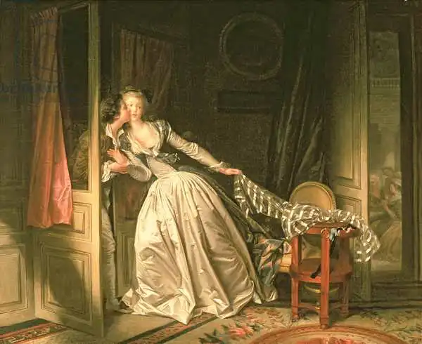 Fragonard, Jean-Honoré: The Stolen Kiss