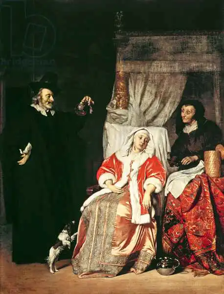 Metsu, Gabriel: The Patient and the Doctor, 1660s