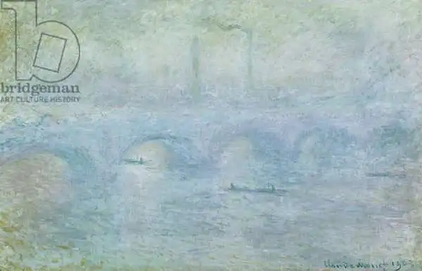 Monet, Claude: Pont Waterloo, effet du brouillard