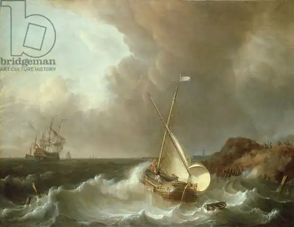 Rietschoof, Jan Claes: Galeone nei mari in tempesta