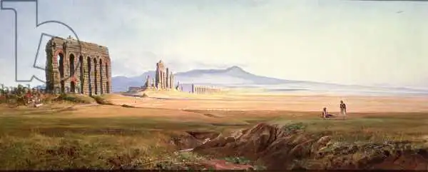 Lear, Edward: Aqueduct of Nero, Rome