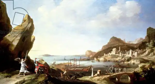 Breenbergh, Bartholomeus: Balaam and His Ass