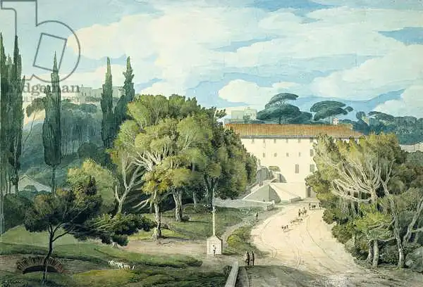 Towne, Francis: The Convent of St. Eufebio, near Naples
