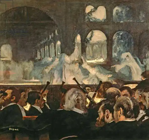 Degas, Edgar: The ballet scene from Meyerbeer