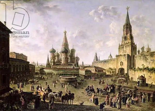 Alekseev, Fedor Yakovlevich: Place Rouge, Moscou