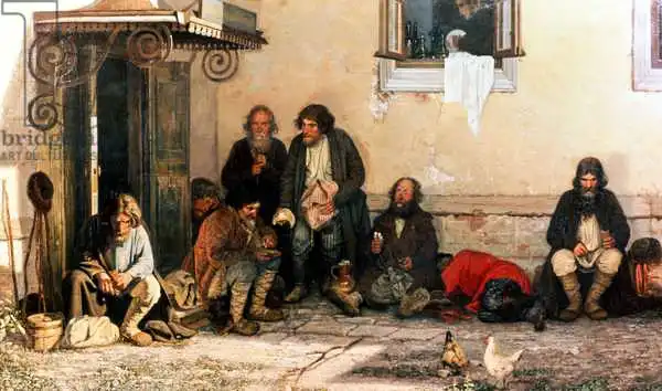 Mjasoedov, Grigori Grigorievich: Dinner at the Zemstvo