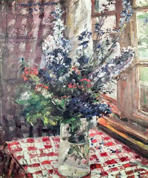 Corinth, Lovis: Larkspur