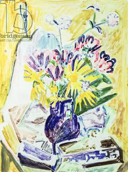 Kirchner, Ernst Ludwig: Fleurs dans un vase, 1918-199