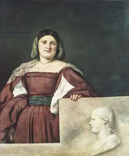 Tizian: Portrait of a Lady (La Schiavona), c.1510-12