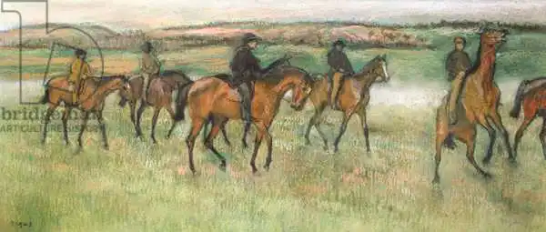 Degas, Edgar: Racehorses
