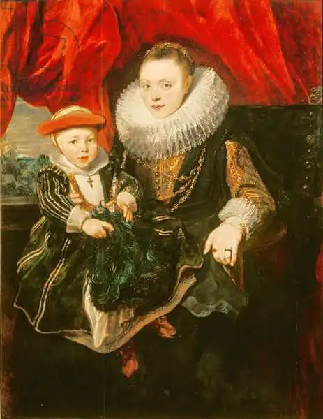 Dyck, van Anthony: Portrait of a Woman and Child