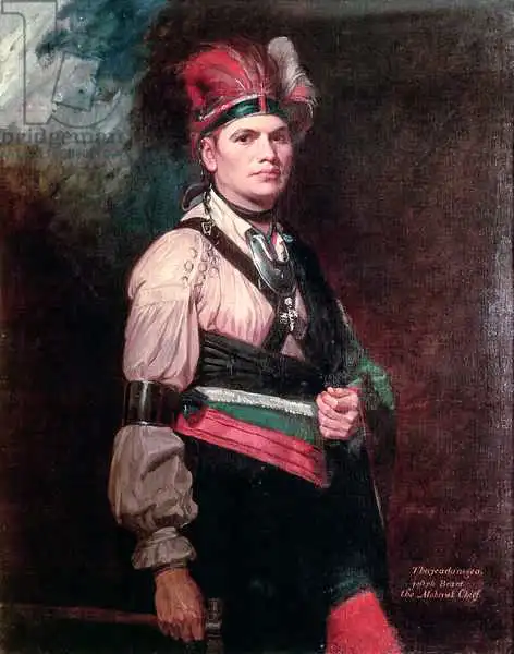 Romney, George: Joseph Brant, Chief of the Mohawks, 1742-1807