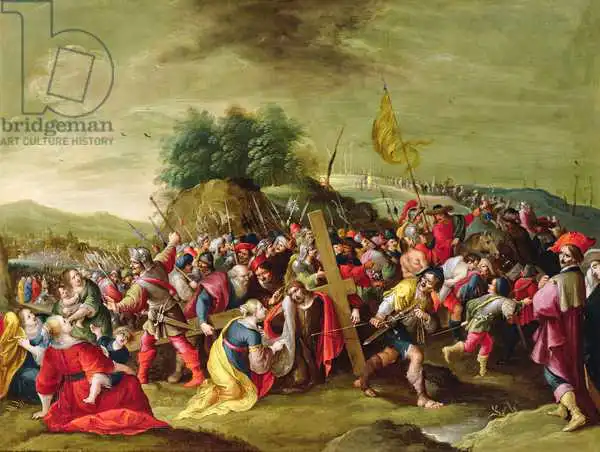 Francken, Hieronymous III: Cristo camino del Calvario, siglo XVII