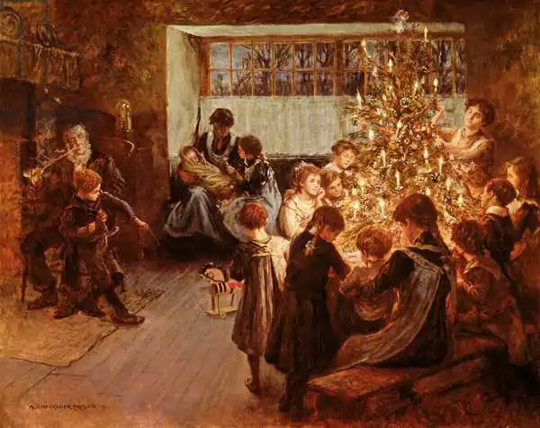 Tayler, Albert Chevallier: El árbol de Navidad