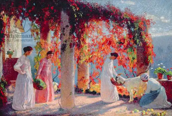 Martin, Henri: The Pergola at Marquayrol