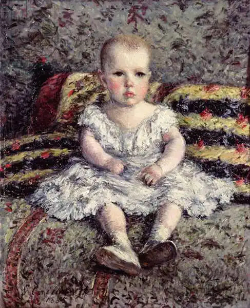 Caillebotte, Gustave: Kind auf einem Sofa