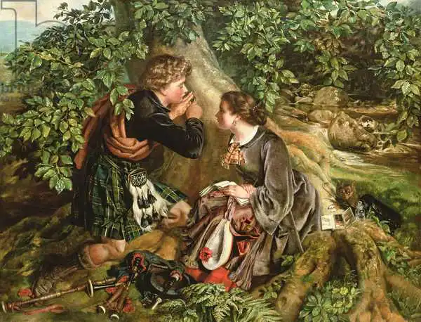 Maclise, Daniel: Lovers écossais, 1863
