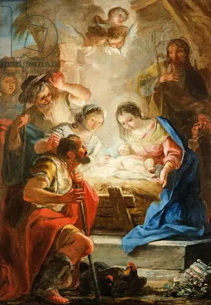 Maella, Mariano Salvador de: Adoration des bergers