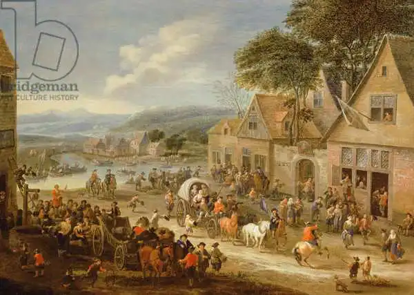 Schoevaerdts, Mathys: Una feria de pueblo