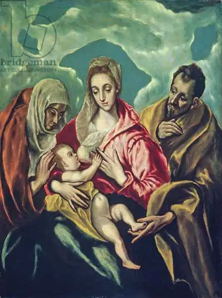 El Greco: The Holy Family w...