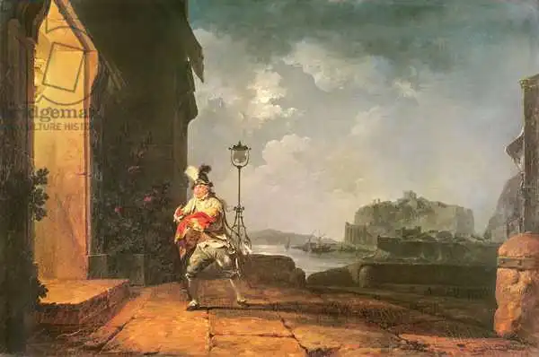 Loutherbourg, Philippe: David Garrick as Don John in his adaptation of 