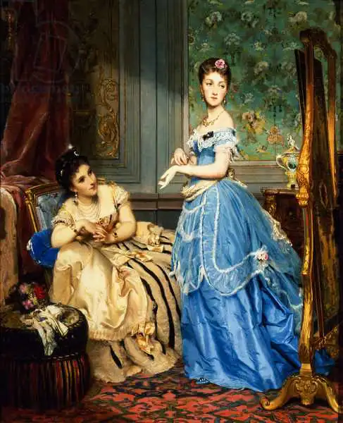 Boutibonne, Charles Edouard: Getting Dressed
