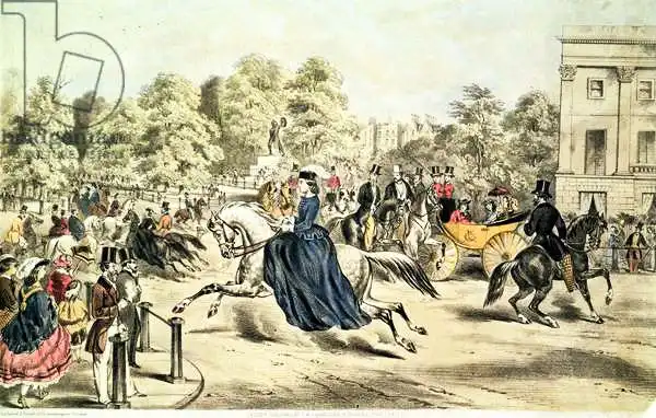 Ritchie, John: Riding in Rotten Row, Hyde Park