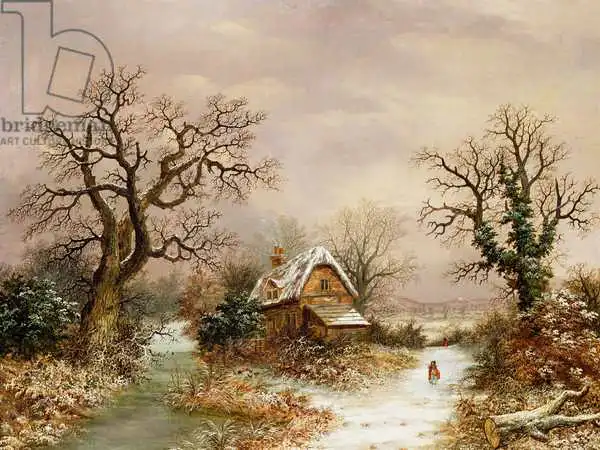 Leaver, Charles: Caperucita Roja en la nieve, siglo XIX