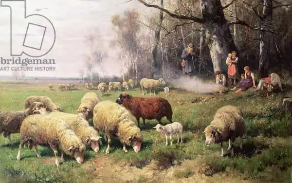 Meissner, Adolf Ernst: La famille du berger