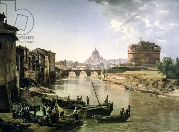 Shchedrin, Silvestr Fedosievich: New Rome with the Castel Sant