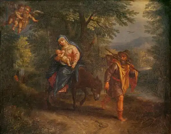 Brueghel, Pieter, the elder: La fuga in Egitto